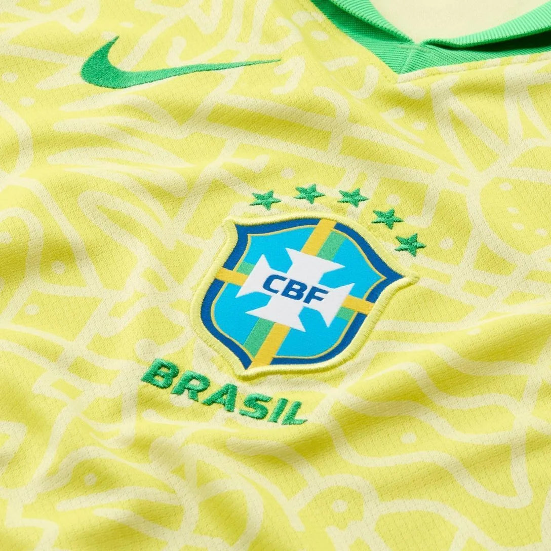 Camisa Infantil Brasil 2024/2025 Torcedor