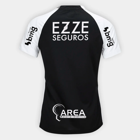 Camisa Feminina Nike Corinthians 2025/26 II Torcedor Com Patrocínios