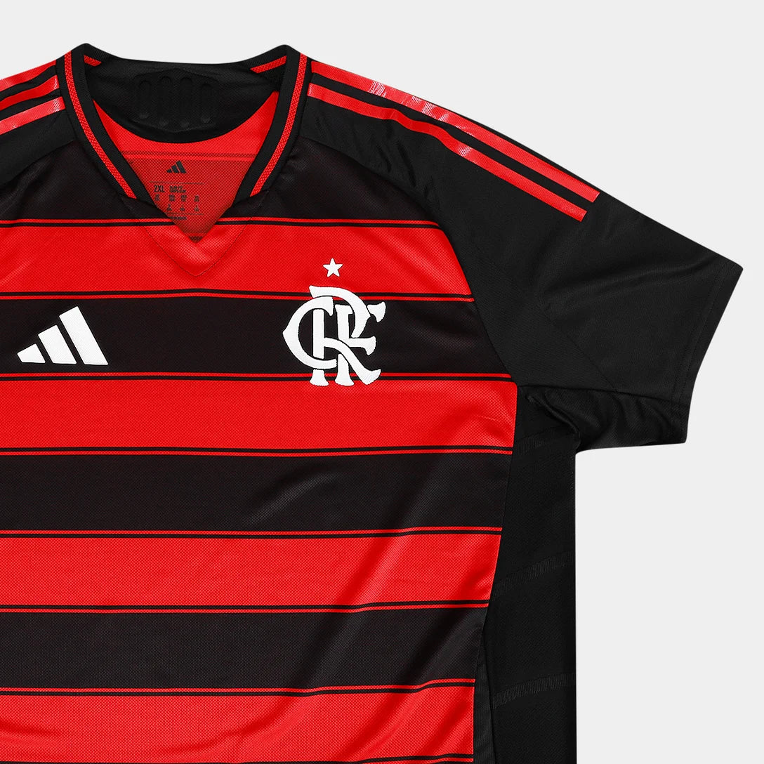 Camisa Flamengo I 25/26 s/n Jogador Adidas Masculina