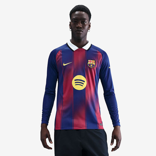 Camisa Nike Barcelona 2025/2026 I Torcedor Manga Longa