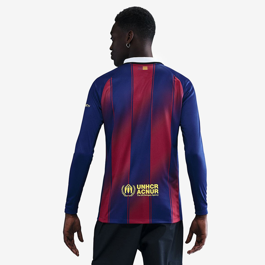 Camisa Nike Barcelona 2025/2026 I Torcedor Manga Longa