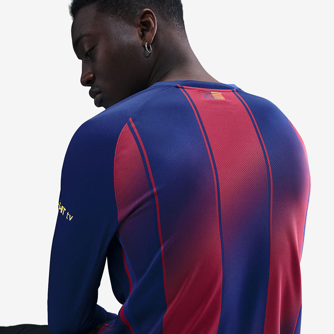 Camisa Nike Barcelona 2025/2026 I Torcedor Manga Longa