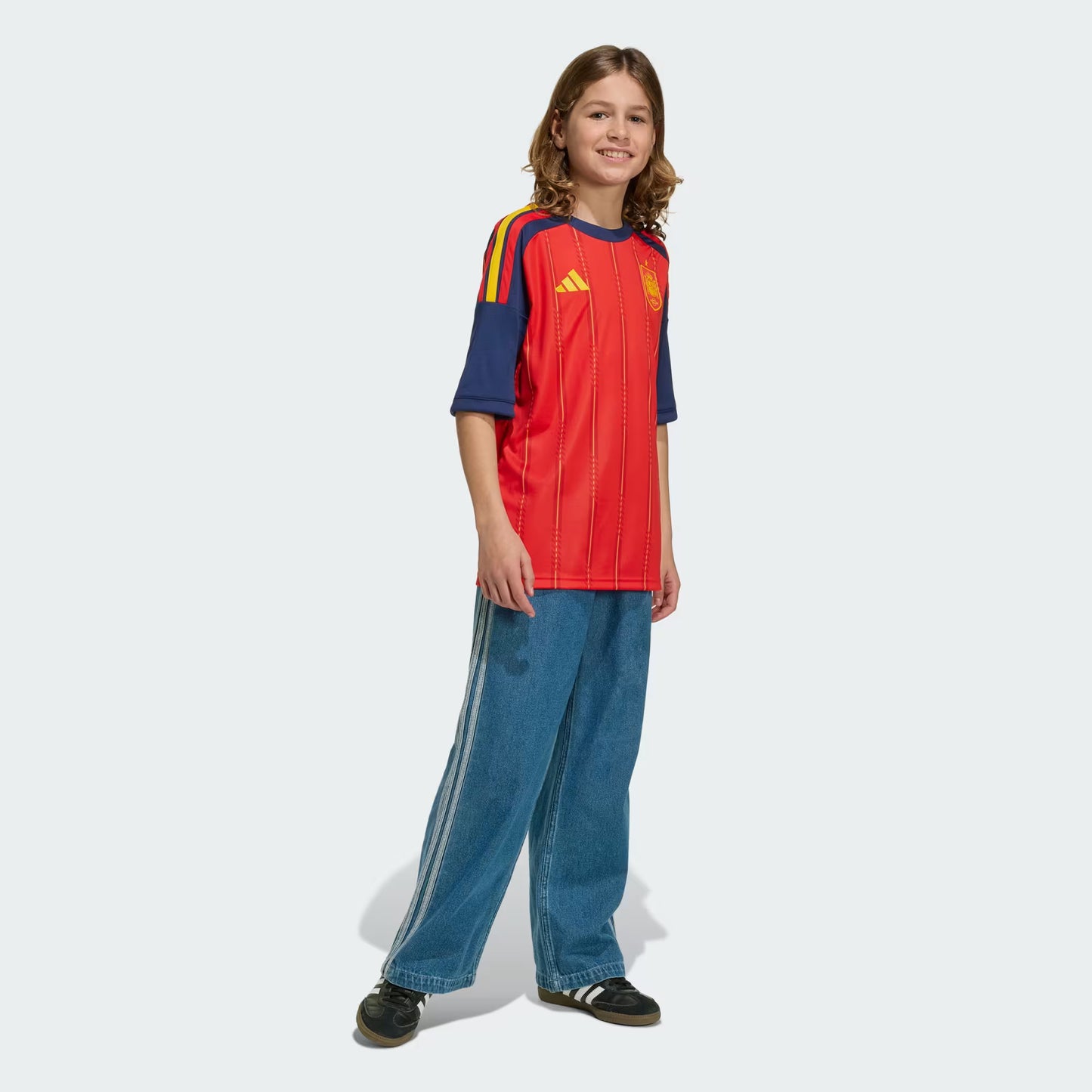 Camisa I Espanha 26/27 Infantil