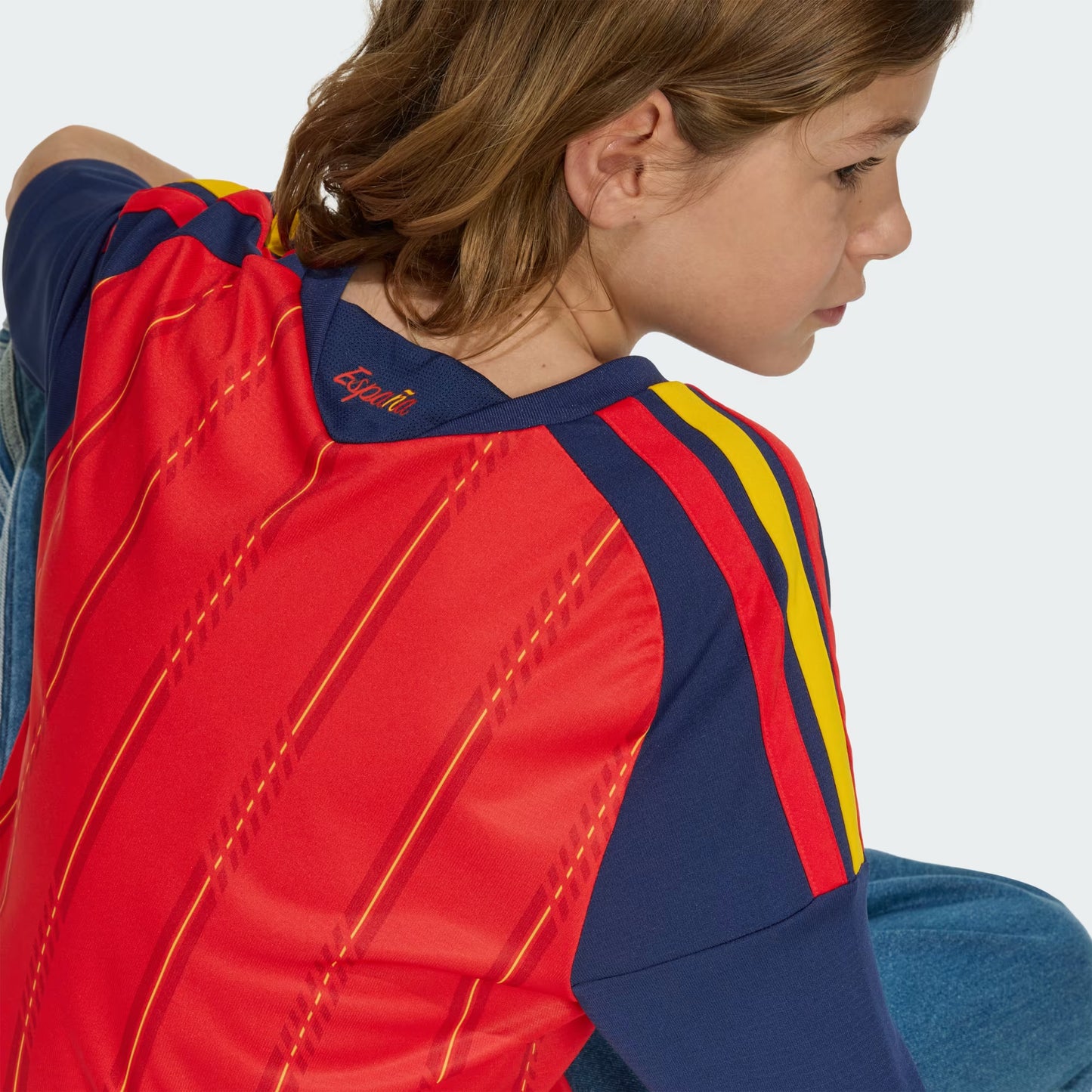 Camisa I Espanha 26/27 Infantil