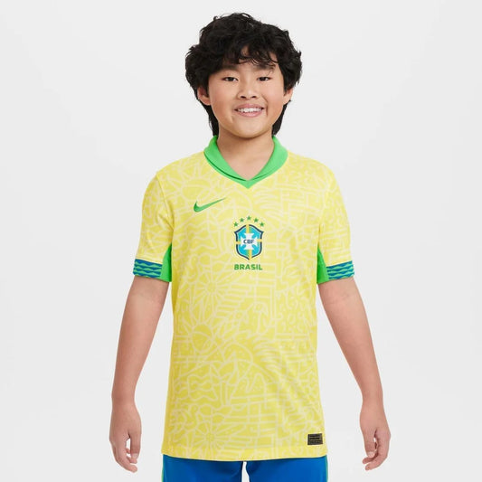 Camisa Infantil Brasil 2024/2025 Torcedor