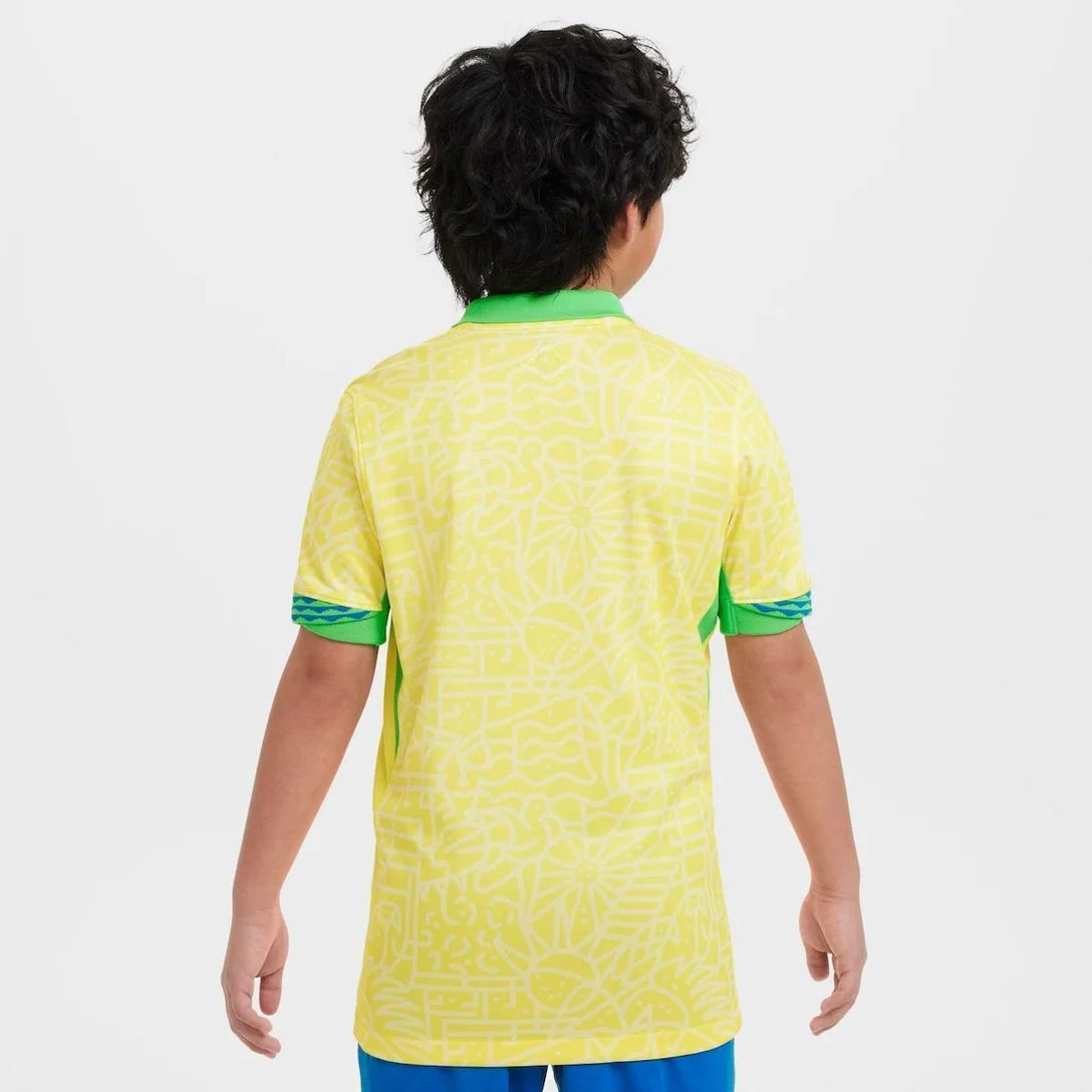 Camisa Infantil Brasil 2024/2025 Torcedor