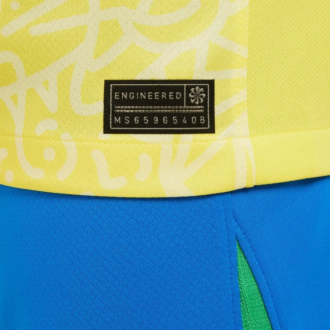 Camisa Infantil Brasil 2024/2025 Torcedor