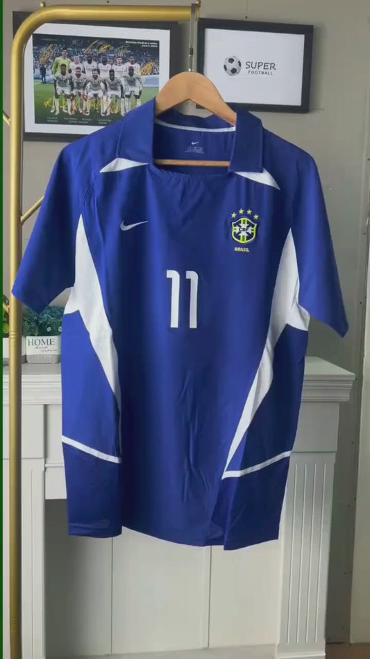 Camisa Retrô Seleção Brasil 2002/03 II